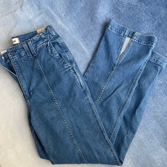 NWT Madewell The Perfect Vintage Jean in Medium Indigo Wash: Seamed Edition - Picture 5 of 7